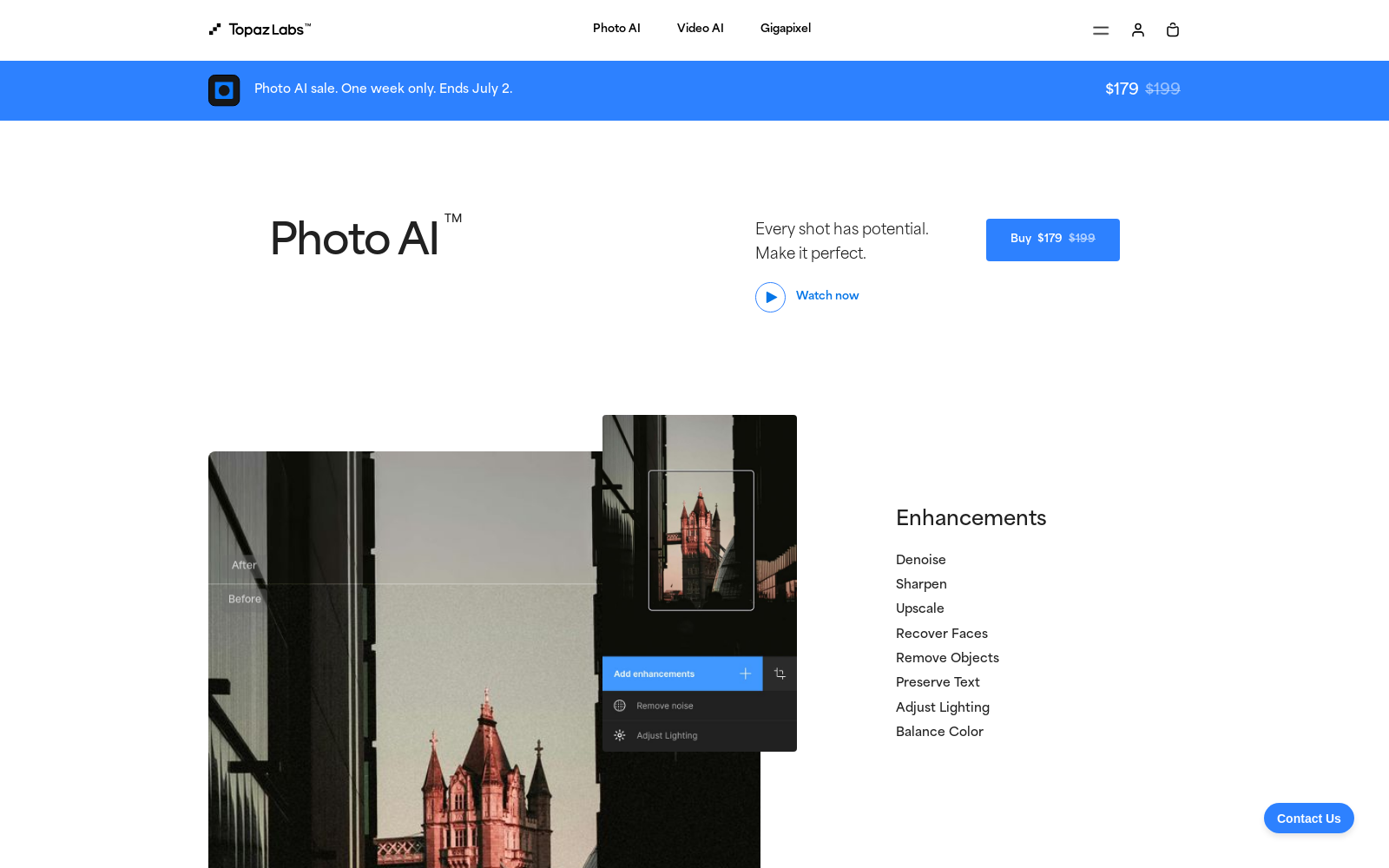 Topaz Labs | Photo AI 3â„¢ | Every shot has potential. Make it perfect.