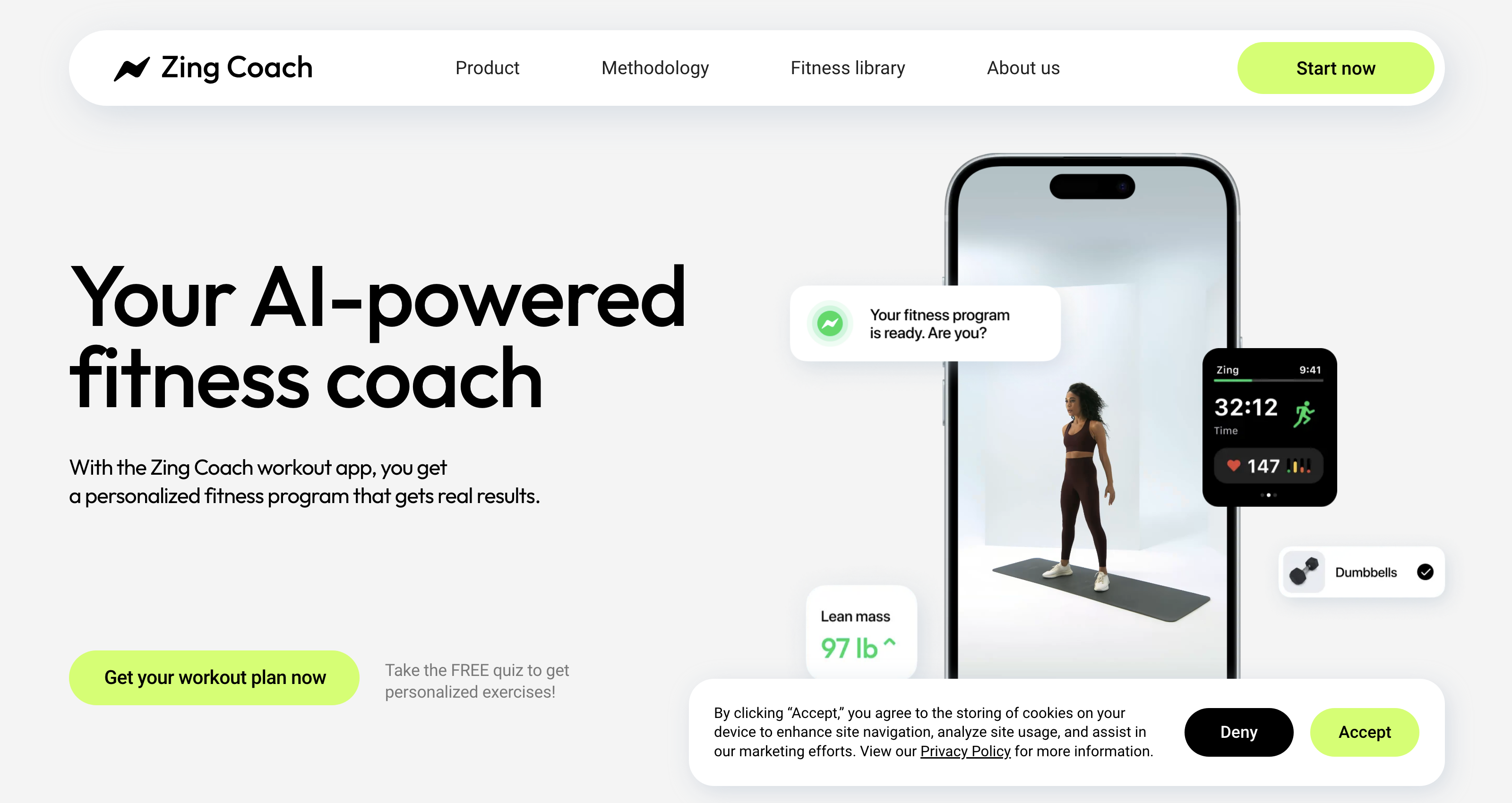 Zing Coachâ„¢ - Your Personalized Fitness App
